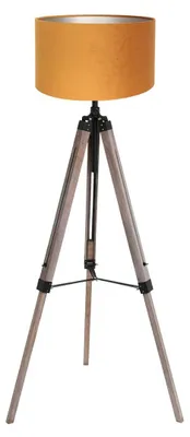 Productafbeelding van Tripod vloerlamp Triek met gouden kap