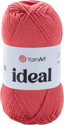 Produktbild von Yarn Art Ideal 236 Reddish Orange Strickgarn