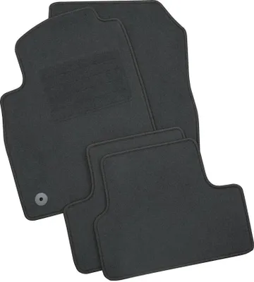 Produktbild von Autoteppich 4-teilig Rex graphit (B001) Mercedes CLK (W208) ab 1997 / CLK Cabrio ab 1998-04/2002