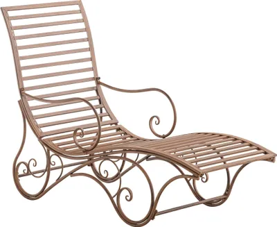 Produktbild von CLP Gartenliege Amiens antik braun