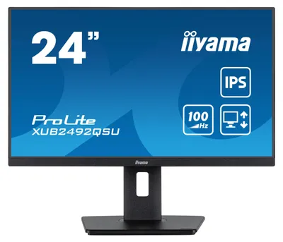 Zdjęcie produktu dla IIYAMA 60,5cm (23,8") XUB2492QSU-B1 16:9 HDMI+DP+USB Lift retail