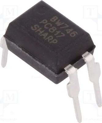 Produktbild von 2x Optokoppler THT  Uce: 80V PC817X2CSZ9F Optokoppler - ausgang Kanäle: 1