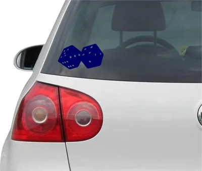Produktbild von Aufkleber / Autoaufkleber - JDM - Die cut - DICE - Auto, Truck, Notebook, Laptop - blau -139mmx78mm