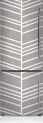 Produktbild von Dekoration Kühlschrank Aufkleber Magnete Küche Kühlschrankmagnete 60x190 cm - HERRINGBONE Muster.