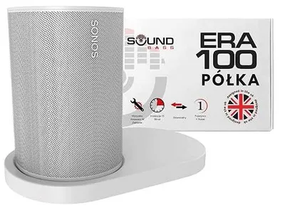 Zdjęcie produktu dla Uchwyt ścienny do głośnika sonos era 100 półka montażowa biały