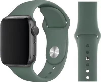 Produktbild von Original Apple Sport Armband M/L 38/40/41mm MWUR2ZM/A Pine Green