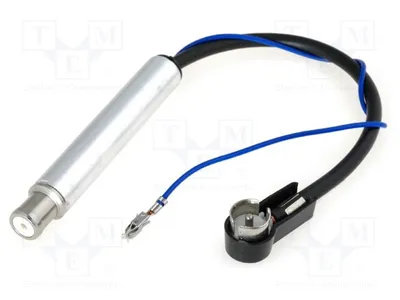 Produktbild von 1x Antennenseparator  ISO-Buchse,ISO-Stecker gewinkelt  Stecker und Adapter für Au