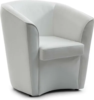 Produktbild von Lounge-Sessel Dabbiat, Lounge-Sessel, 100%  Italy, Relaxsessel aus Kunstleder, Cm 70x60h74, Weiß