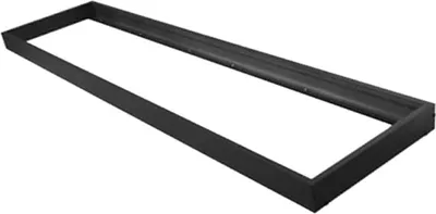Zdjęcie produktu dla Ramka Natynkowa Montażowa do Panel LED 120x30 Rama Oprawa Czarna