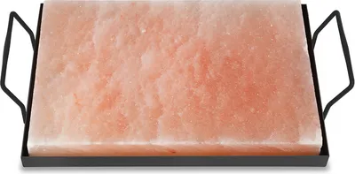 Produktbild von Jopassy Salzstein mit Halter Grill-Salzstein 30x20x3cm Set Yakiniku CHEF BBQ XL Grillen