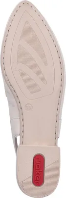 Produktbild von Rieker Damen flache Pumps mit Riemchen 43170, Größe:40 EU, Farbe:Beige