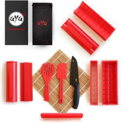 Produktbild von Famanu Sushi-Maker Set 11-teilig - inklusive Video-Tutorials