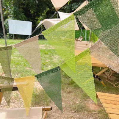 60 Stücke Flaggen Girlande für Festdekoration