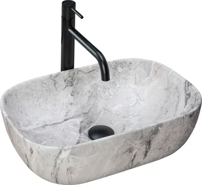 Produktbild von Umywalka nablatowa Rea Livia Stone Mat