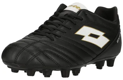 Produktbild von Lotto Fußballschuh Stadio 705 für festen Untergrund und Naturrasen 1OG All Black/All White 45