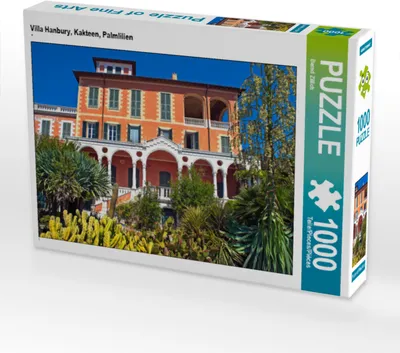 Produktbild von CALVENDO Puzzle Villa Hanbury, Kakteen, Palmlilien | 1000 Teile Lege-Größe 64x48cm Foto-Puzzle für glückliche Stunden