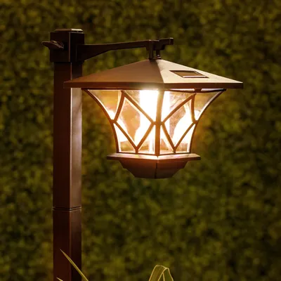 Produktbild von LUMILED Solarleuchte Laterne Garten Solarlampen mit Erdspieß LED Solarlampe außen LED Warmweiß 3000K Solar Gartenleuchte 150cm Wegeleuchten
