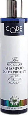 Obrázok produktu pre Ochranný micelárny šampón na farbené vlasy Code of beauty 250ml