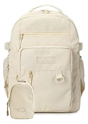 Immagine prodotto di Zaino con scomparto per laptop da 15,6 pollici, color kaki, impermeabile, adatto a bambini e adolescenti