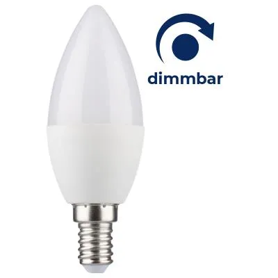 Productafbeelding van Müller-Licht LED-C35, 5 Watt, 40 Watt (equivalent), E14 fitting, 470 lumen, 25.000 uur, Warm wit