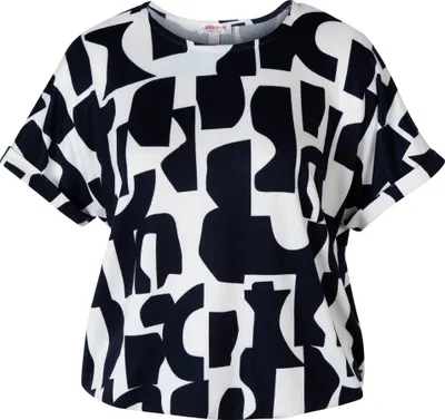 Produktbild von Stooker Women STCLEA PRINT Damen T-Shirt Regular Fit 44/46 blue abstract aop