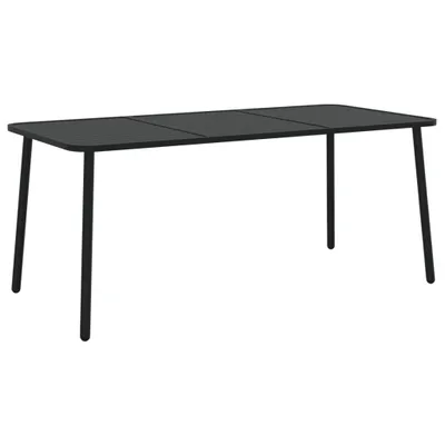 Obrázek produktu pro vidaXL Zahradní stůl antracit 165x80x71 cm Ocel