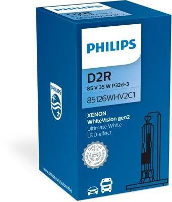 Obrázok produktu pre Philips WhiteVision 85126WHV2C1, 35 W, 85 V, D2R, Halogén, 5000 K, 1 kusov