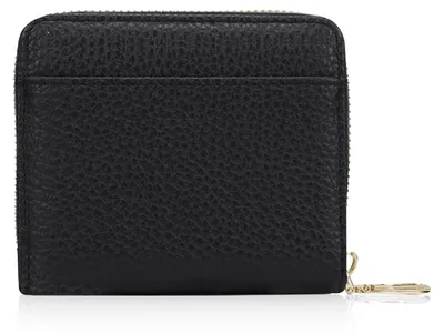 Image de Petit portefeuille en cuir synthétique pour femmes, avec poche à monnaie