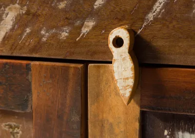 Produktbild von MASSIVMOEBEL24 Sideboard Altholz 135x40x75 mehrfarbig lackiert NATURE OF SPIRIT #126