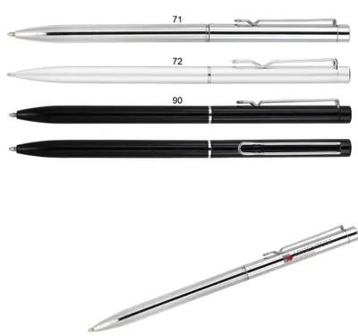 Produktbild von MPM-Quality Kugelschreiber Balicor Metall Silber Drehmechanik