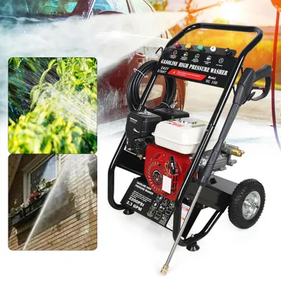 Obrázek produktu pro Benzínová tlaková myčka Tlaková myčka s benzínovým motorem pro automobily Farmy 3400 R/Min 6,5HP
