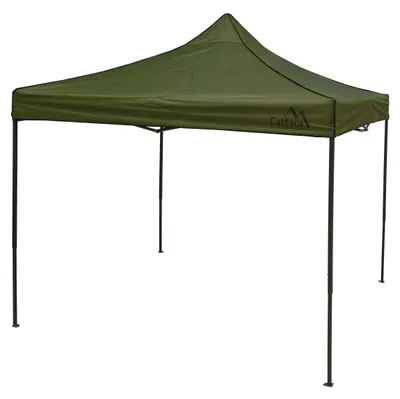 Image de Cattara 13338 - Tente de réception ciseaux 3x3m vert IMPERMÉABLE