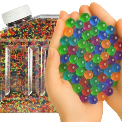 Produktbild von Hydrogel Kugeln Wasserperlen Gelperlen 50000 Bunt für Pflanzen Deko Vase Blumen