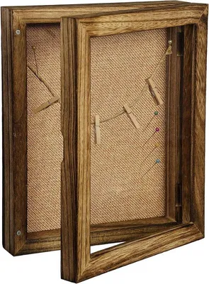 Produktbild von Famanu 3D-Fotoliste für Objekte - braun - vielseitig einsetzbar - Geldgeschenk oder Hochzeitsgeschenk - 203 x 254 x 57 cm
