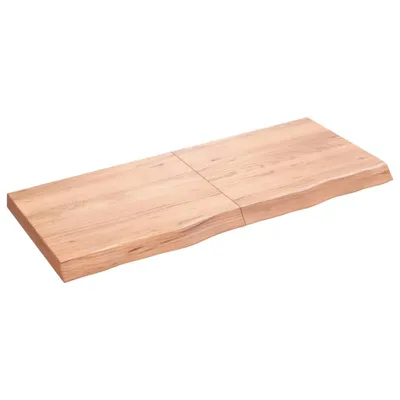 Obrázok produktu pre Stolová doska bledohnedá 120x50x(2-6) cm ošetrený masívny dub