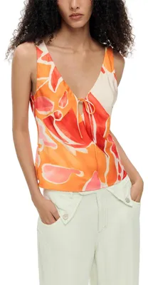 Productafbeelding van Desigual topje zonder mouwen, oranje, uit de damescollectie, maat S