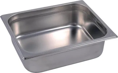 Zdjęcie produktu dla Pojemnik GN Gastro M ze stali nierdzewnej 6,5 cm GN1/2