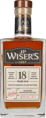 Image de J.P. Wiser's 18 Years Old Blended Canadian Whisky 40% Vol. 0,7l