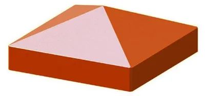 Produktbild von Pfostenkappe LONGLIFE Braun 8 cm