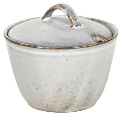 Immagine prodotto di Broste Copenhagen, contenitore per zucchero "Nordic Sand", diametro 10,5 cm, colore sabbia