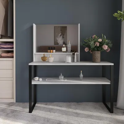Produktbild von Vicco Wandspiegel Sherry, 80 x 65 cm, Weiß