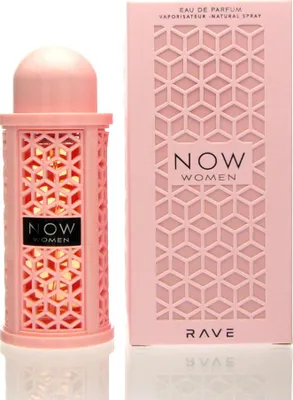 A perfume bottle and its box are displayed against a white background.