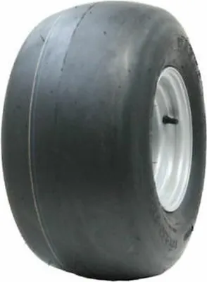 Productafbeelding van 18x9.50-8 band met 4 lagen, glad profiel, voor een velg met 4 boutgaten en een steek van 100 mm - aanhangwagenkit - geschikt voor hooibalenwagens