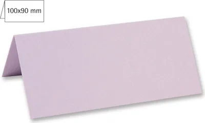 Produktbild von 5 Tischkarten lavendel