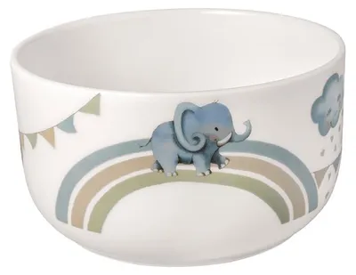 Obrázek produktu pro Villeroy & Boch Advantage sada 6 dětských misek na cereálie Walk like an Elephant Premium Porcelain blue 1486741970