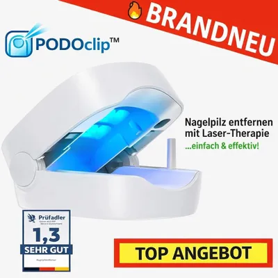 Produktbild von PODOclip™ LLLT Nagelpilztherapie Nagelpilz Laser Behandlung Nagelpilz schnell entfernen