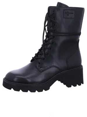 Produktbild von Tamaris Damen Schnürstiefelette mit Profilsohle und Blockabsatz 1-25220-47, Größe:40 EU, Farbe:Schwarz