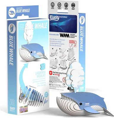 Zdjęcie produktu dla Eugy Blue Whale, 25 szt., Animals, 6 lat(a)