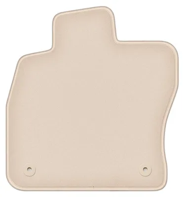 Image de Tapis conducteur en moquette pour Audi A3 8Y IV 2020- (berline/liftback/break) – 1 pièce, beige, sur mesure – Wielganizator FORTUNA