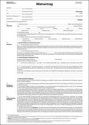 Produktbild von Mietverträge MV464 A4 4seitig 2Bl